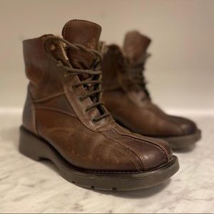 Leather waterproof boots